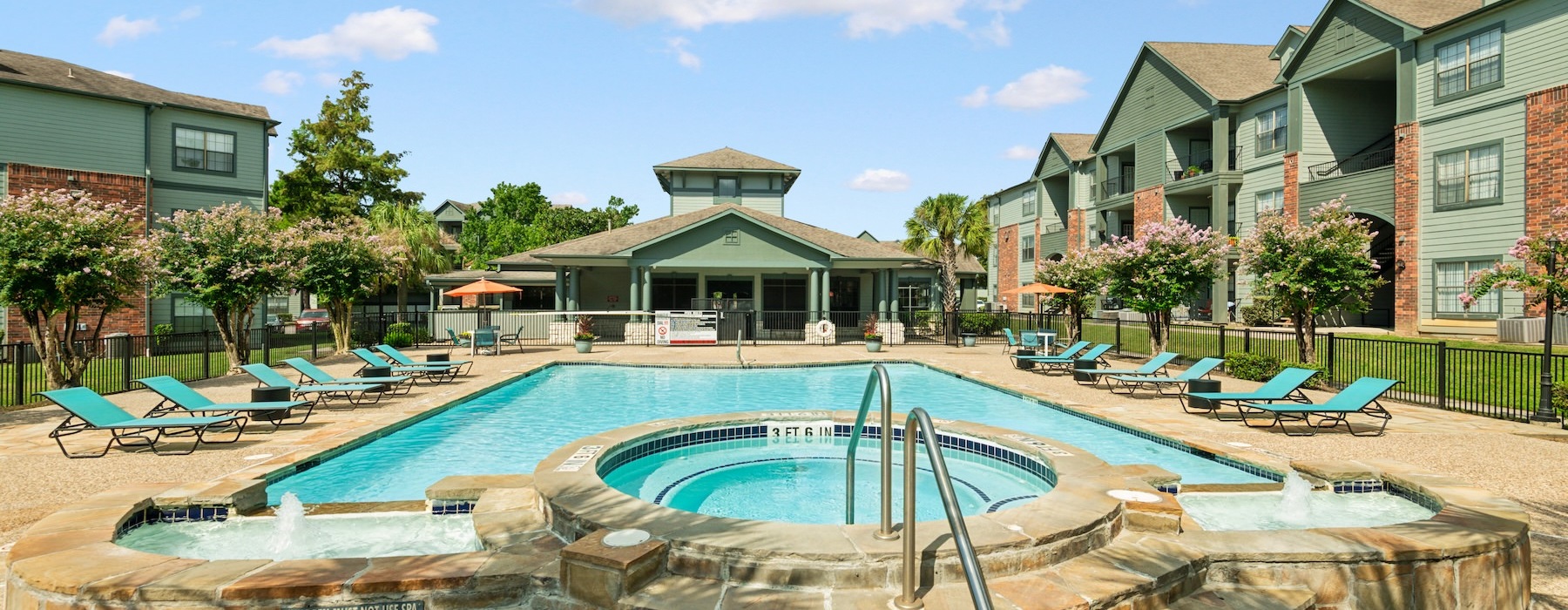 a swimming pool in a backyard